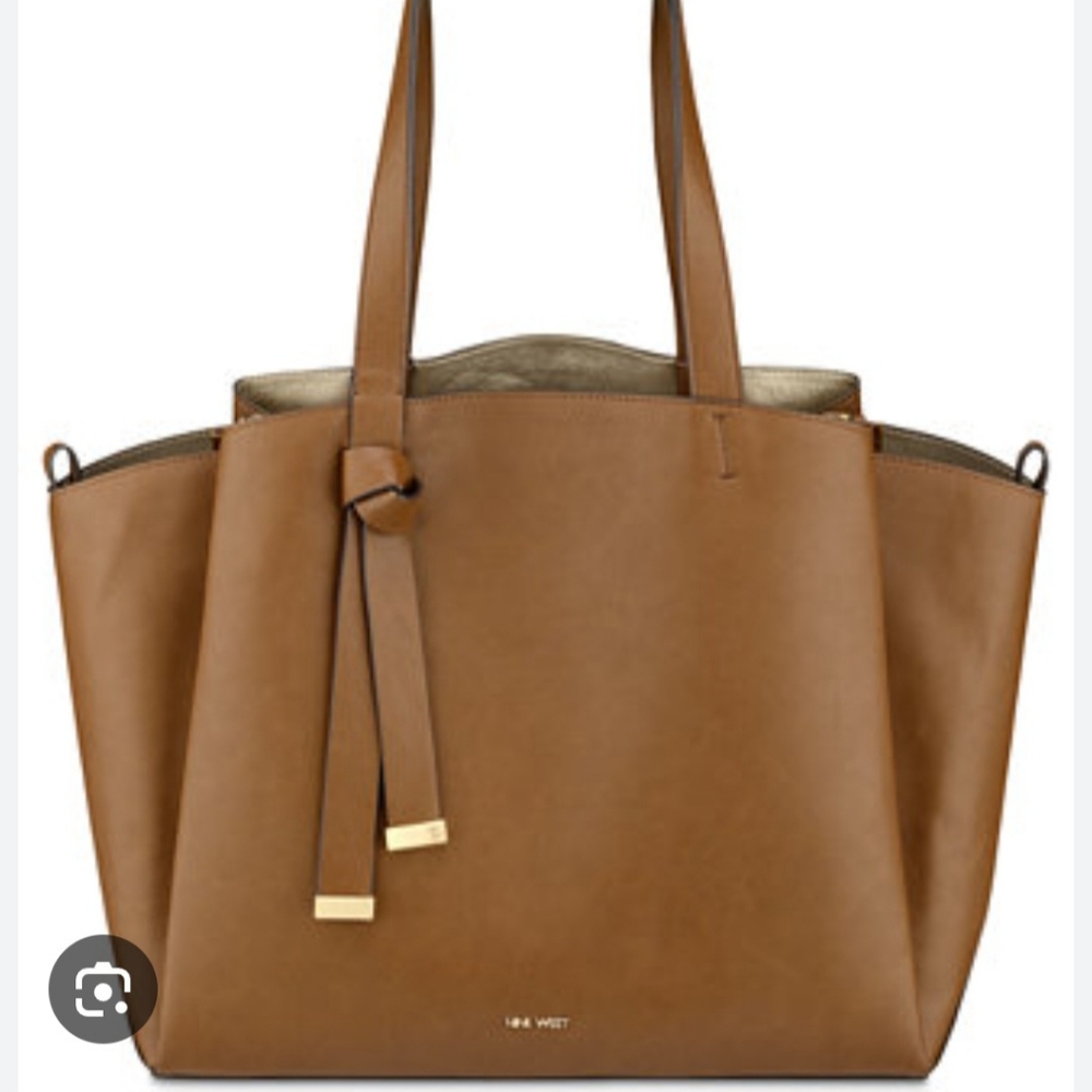 Nine West Brown Tote Bag